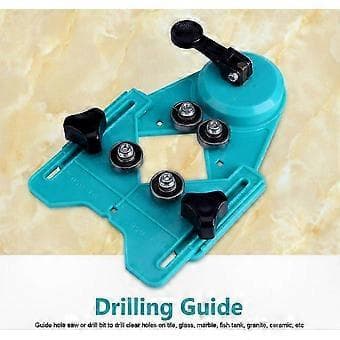 Keramisk glasboreguide til 4 mm-80 mm huller med samlevejledning