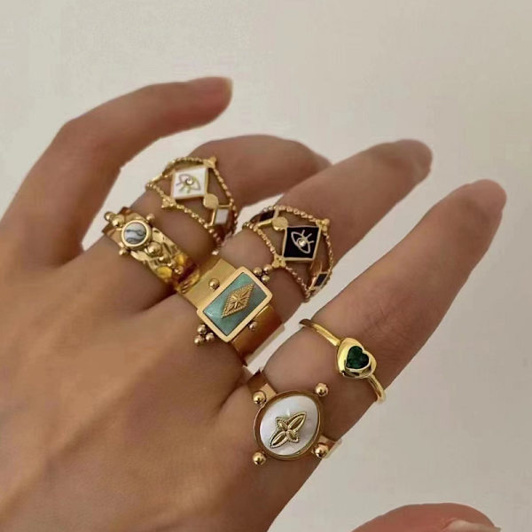 Ring dammode ring enkel temperament ring