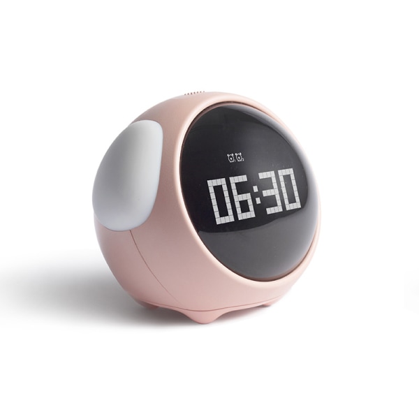 Elektronisk väckarklocka för barn rosa