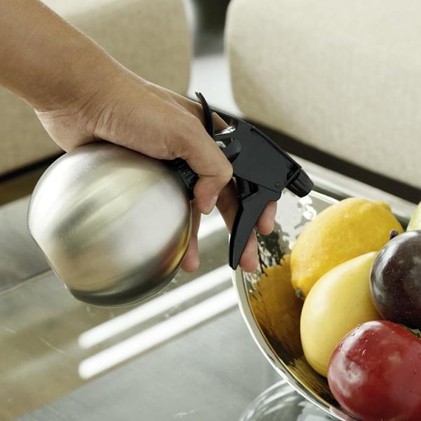 Sprayflaska i Rostfritt Stål - 500 ml Flaska Silver