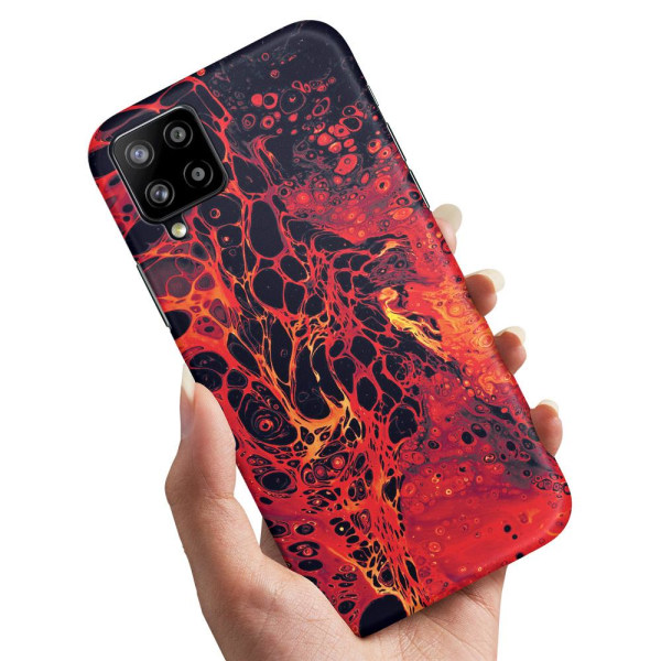 Samsung Galaxy A12 - Deksel/Mobildeksel Marmor Multicolor