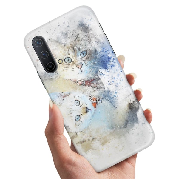 OnePlus Nord CE 5G - Kuoret/Suojakuori Kissat Multicolor