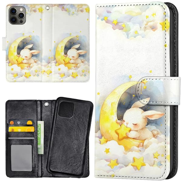 iPhone 15 Pro Max - Lommebok Deksel Bunny