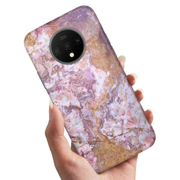 OnePlus 7T - Cover/Mobilcover Marmor Multicolor