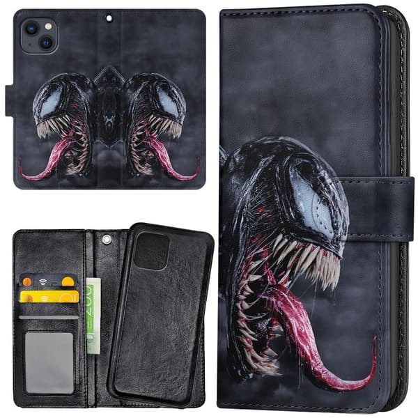 iPhone 14/15 Plus - Plånboksfodral/Skal Venom