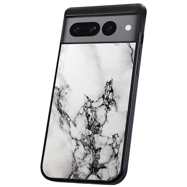 Google Pixel 7 Pro - Deksel/Mobildeksel Marmor