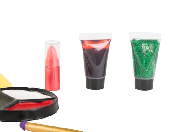 Vampire dracula face makeup kit för halloween makeup med blod