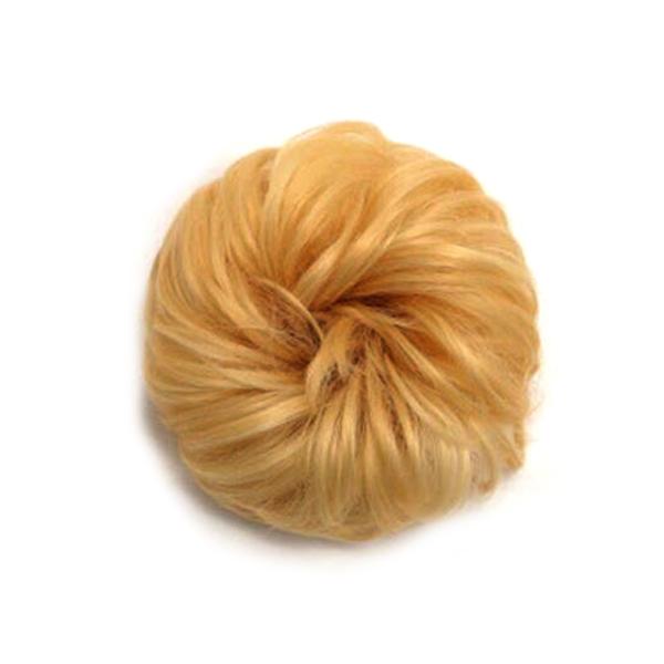 Scrunchie Hair Extensions / Hårbånd / Hårbun - Vælg farve MultiColor Blond