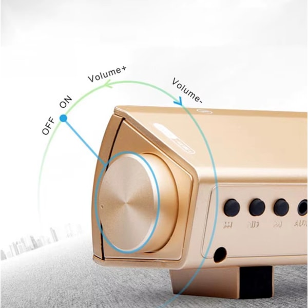 Soundbar LP-S08 Bluetooth Högtalare - Flera färger Guld