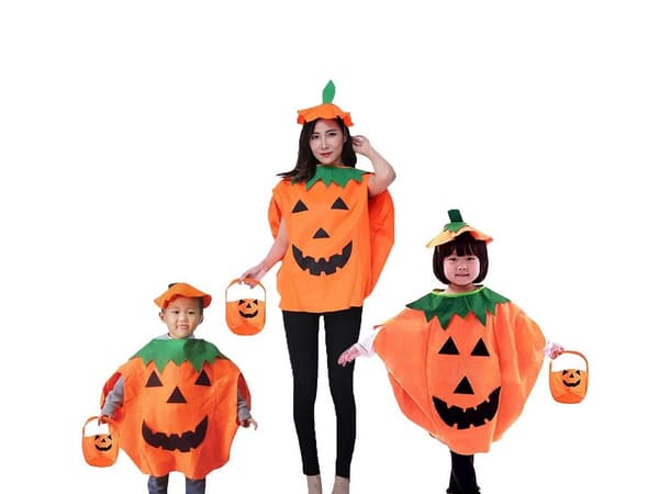 Halloween Pumpa Maskeraddräkt - Vuxen