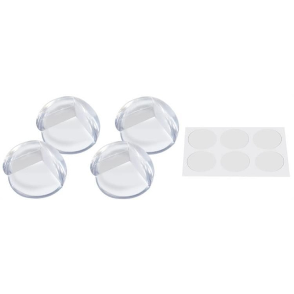 4-Pack - Hörnskydd mot Kanter / Skydd - Barn Transparent