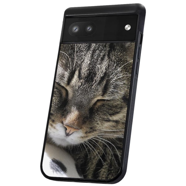 Google Pixel 6A - Skal/Mobilskal Sovande Katt