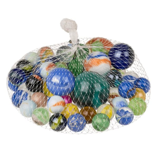 Bolde 500 g - Glaskugler / Spillebolde - Blandede størrelser & farver Multicolor