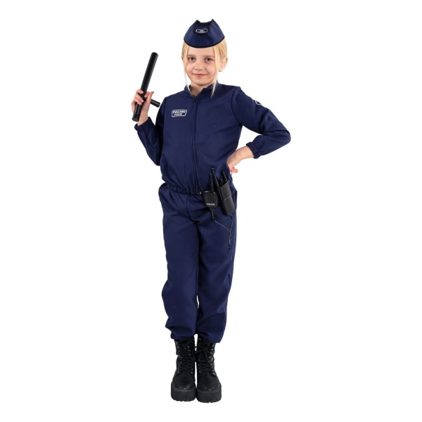 Finsk Politi Børn Kostume MultiColor S