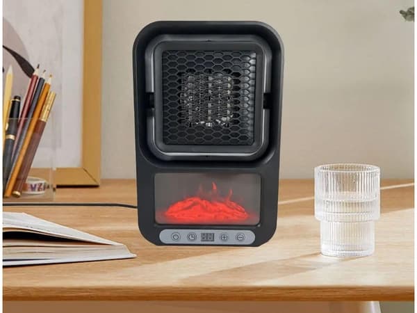 Mini värmefläkt 500 W - Elektrisk med termostat