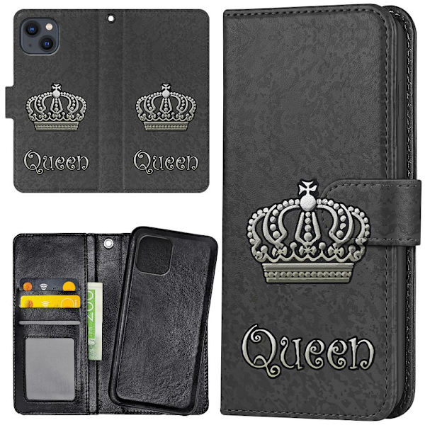 iPhone 13 - Lommebok Deksel Queen Multicolor