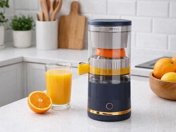 Citruspress elektrisk Blå