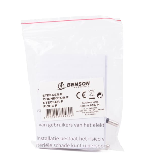 Koppling P grepp vit