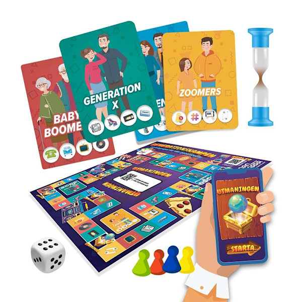 Generationskampen - Sällskapsspel / Familjespel - Spel Brädspel multifärg