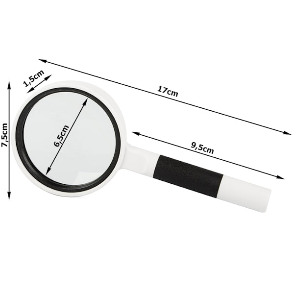 Förstoringsglas 65mm - Förstoring x6