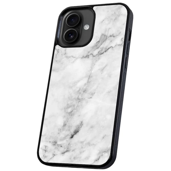 iPhone 16 Plus - Cover/Mobilcover Marmor