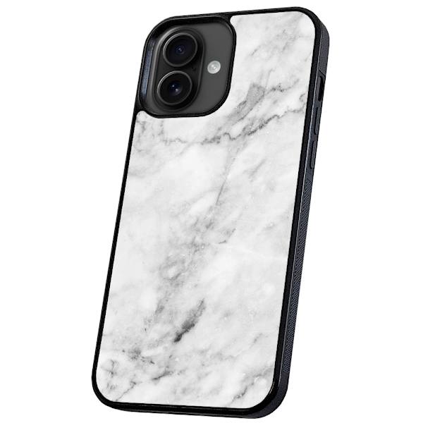 iPhone 16 Plus - Skal/Mobilskal Marmor