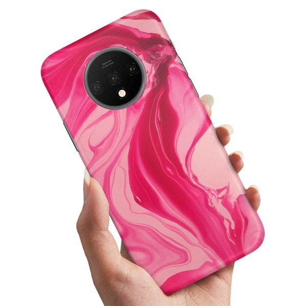 OnePlus 7T - Deksel/Mobildeksel Marmor Multicolor