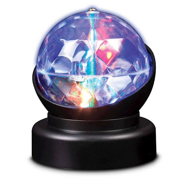 Diskolampe / Farveskiftende LED-lampe – Batteridrevet Multicolor