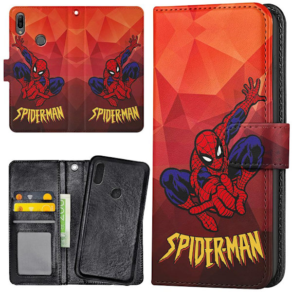 Xiaomi Mi A2 Lite - Lommebok Deksel Spider-Man Multicolor