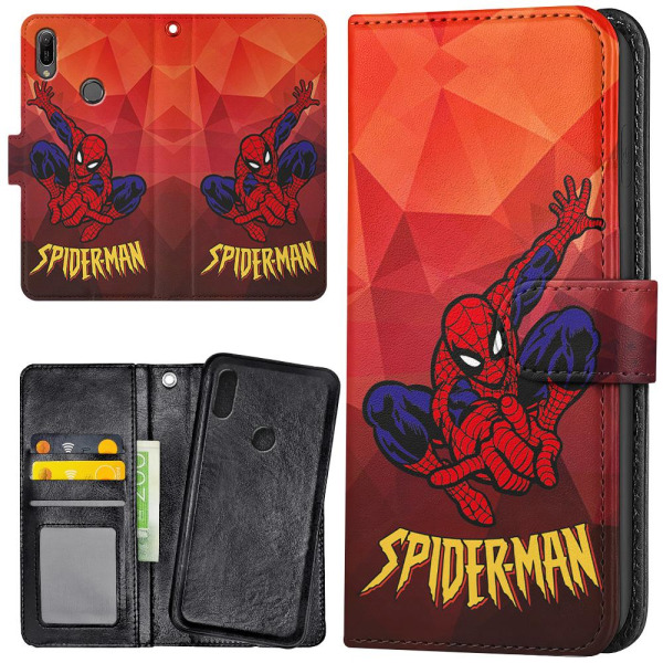 Xiaomi Mi A2 Lite - Lompakkokotelo/Kuoret Spider-Man Multicolor