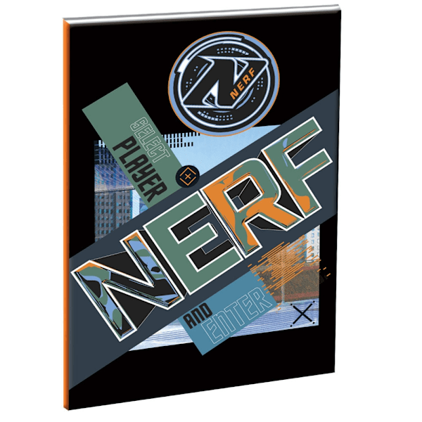 Nerf Player B/5 Linjerad Anteckningsbok 40 Ark