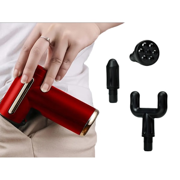 Hierontapistooli / Lihaspistooli / Massage Gun – Langaton Red