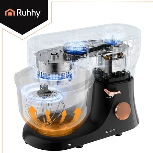 Matberedare med Värme / Mixer - 2000W Rosa guld