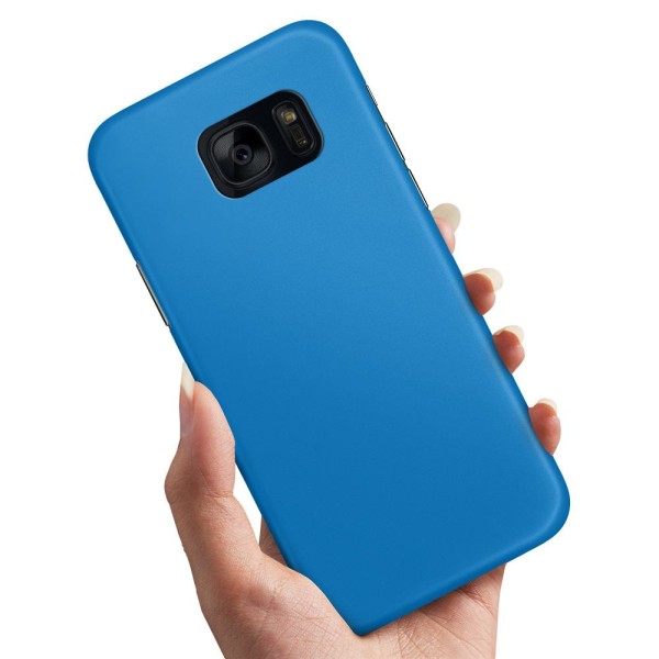 Samsung Galaxy S7 Edge - Kuoret/Suojakuori Sininen Blue
