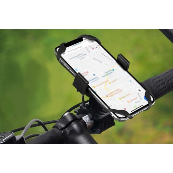 Mobilhållare för Cykel - Fäst på styret