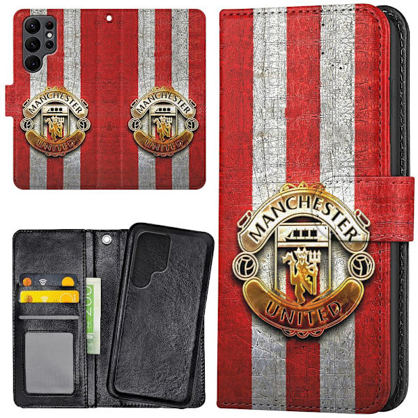 Samsung Galaxy S24 Ultra - Lommebok Deksel Manchester United