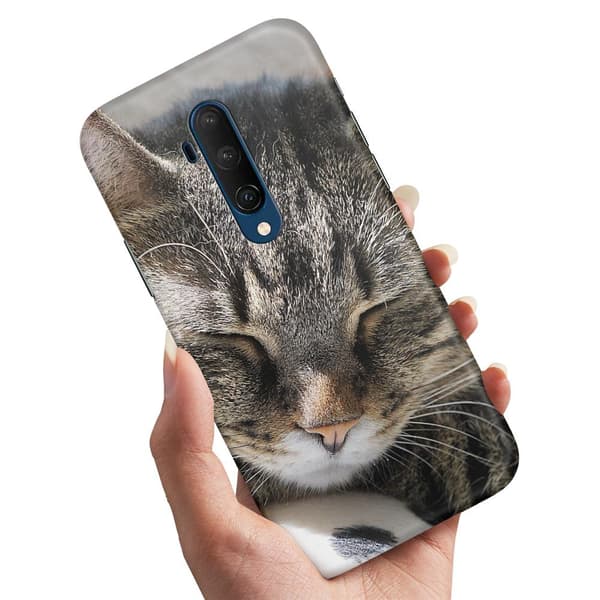 Skal / Mobilskal till OnePlus 7T Pro - Sovande Katt