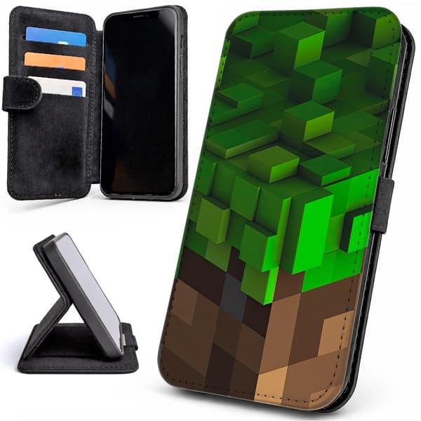 Lommebok Deksel / Mobildeksel til iPhone 17 Pro - Minecraft