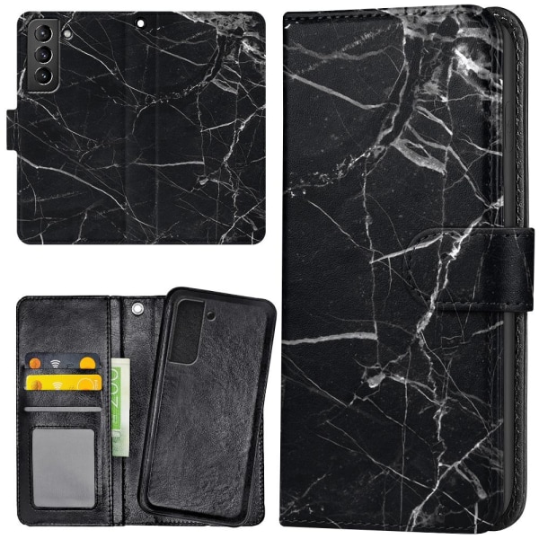 Samsung Galaxy S21 Plus - Mobilcover/Etui Cover Marmor Multicolor