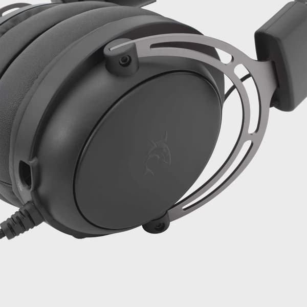White Shark GORILLA Over-Ear Gaming Headset Svart/Grå