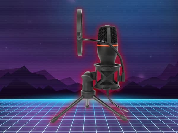 USB-mikrofon RGB - Studiomikrofon för streaming och gaming