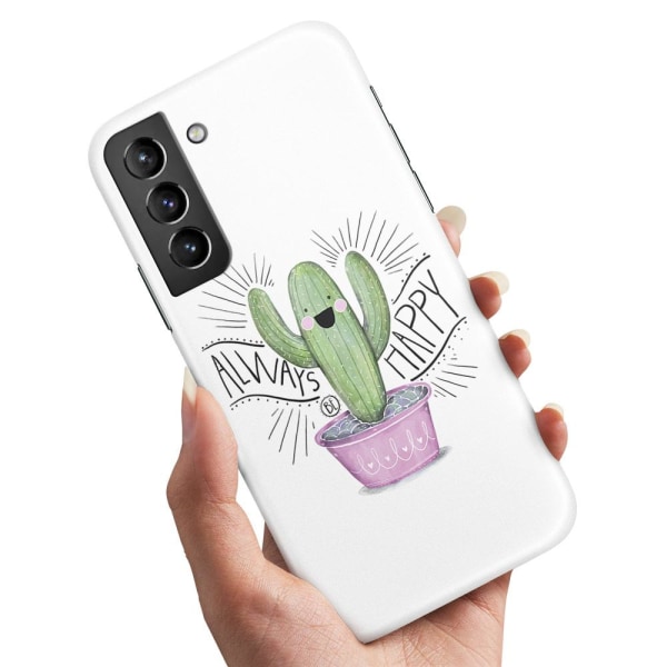 Samsung Galaxy S22 Plus - Cover/Mobilcover Happy Cactus Multicolor