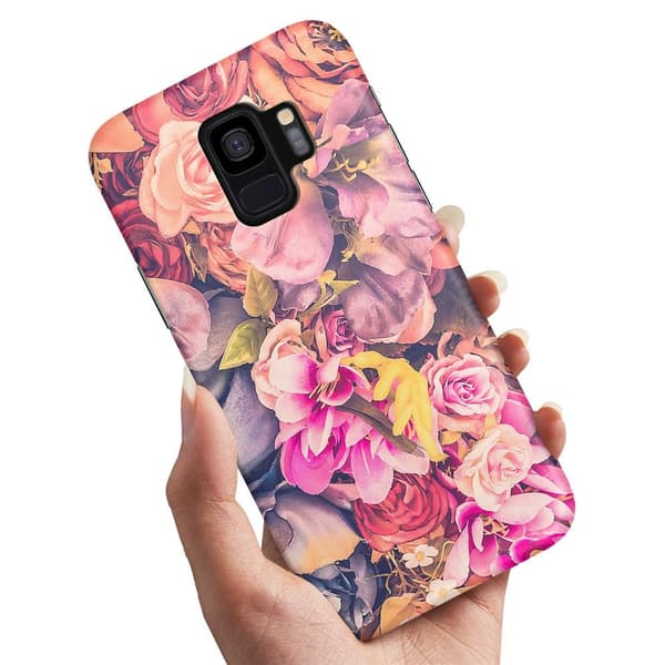 Deksel / Mobildeksel til Samsung Galaxy S9 - Roser