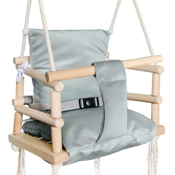 Trehuske for Baby / Hagesving - Svinge Grey