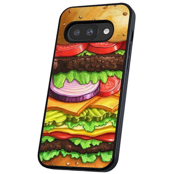 Google Pixel 9A - Deksel/Mobildeksel Hamburger