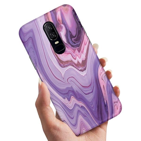 Skal / Mobilskal till OnePlus 8 - Marmor multifärg
