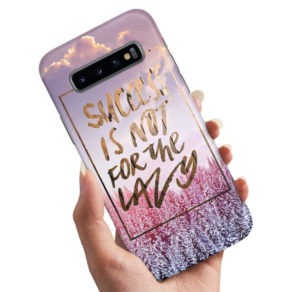 Samsung Galaxy S10 - Skal/Mobilskal Success Not Lazy