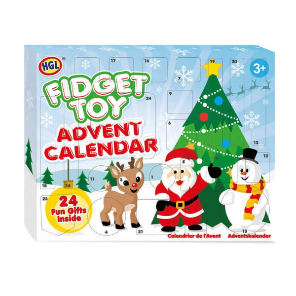 Julekalender Fidget Adventskalender med Leker Advent Kalender Multicolor