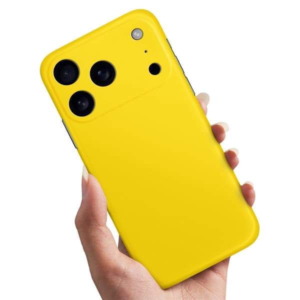 Deksel / Mobildeksel til iPhone 17 Pro - Gul