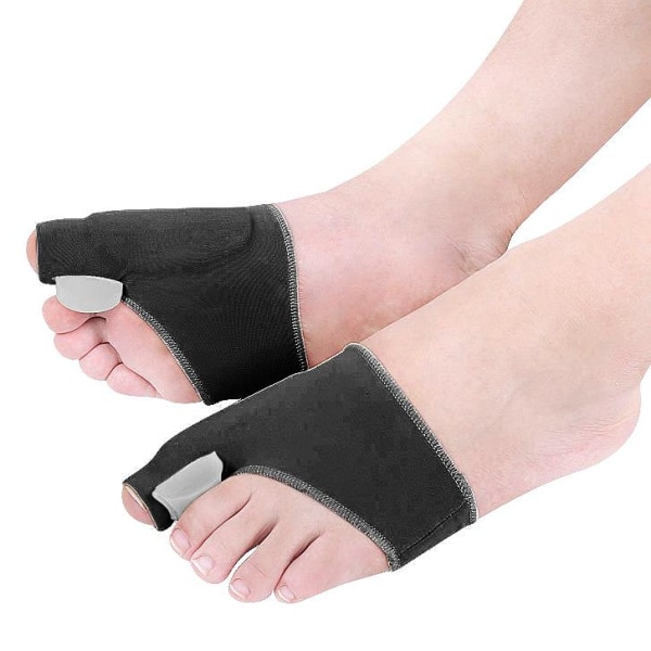 Hallux Valgus / Tåspridare - Stöd för stortån Black Large (Svart)